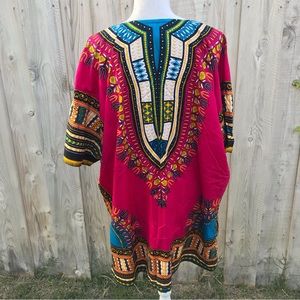 Rasta Hippie Tunic Top Woodstock Style